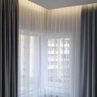 Naktinių užuolaidų komplektas "Miestas"