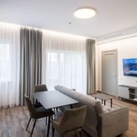 Naktinių užuolaidų komplektas "Miestas"